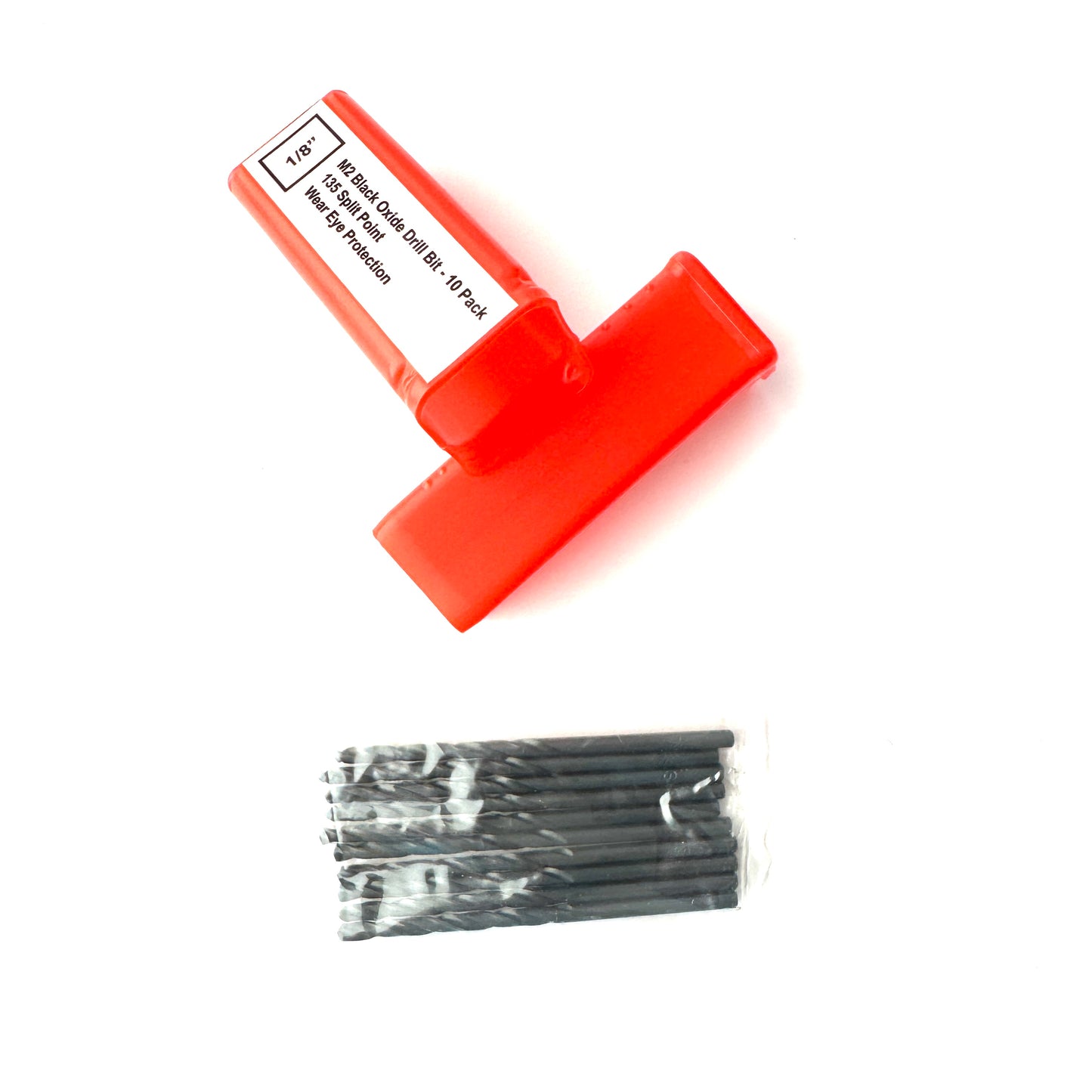 1/8" Black Oxide Drill Bit 10 Pack