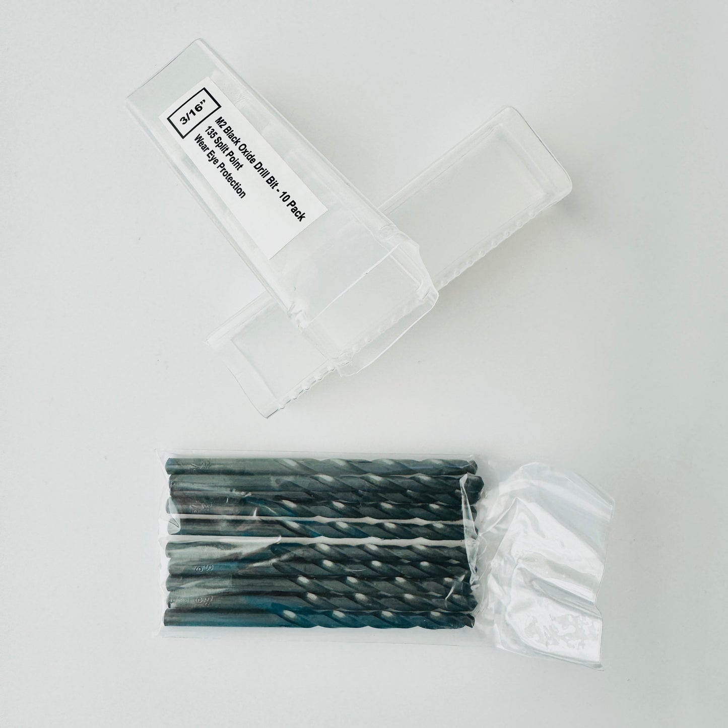 3/16" Black Oxide Drill Bit 10 Pack