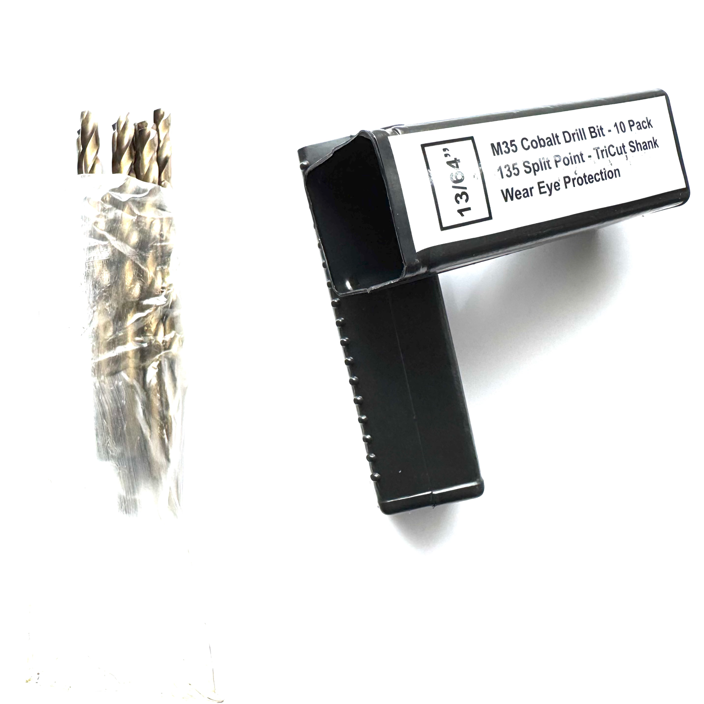 13/64" Cobalt Drill Bit 10 Pack