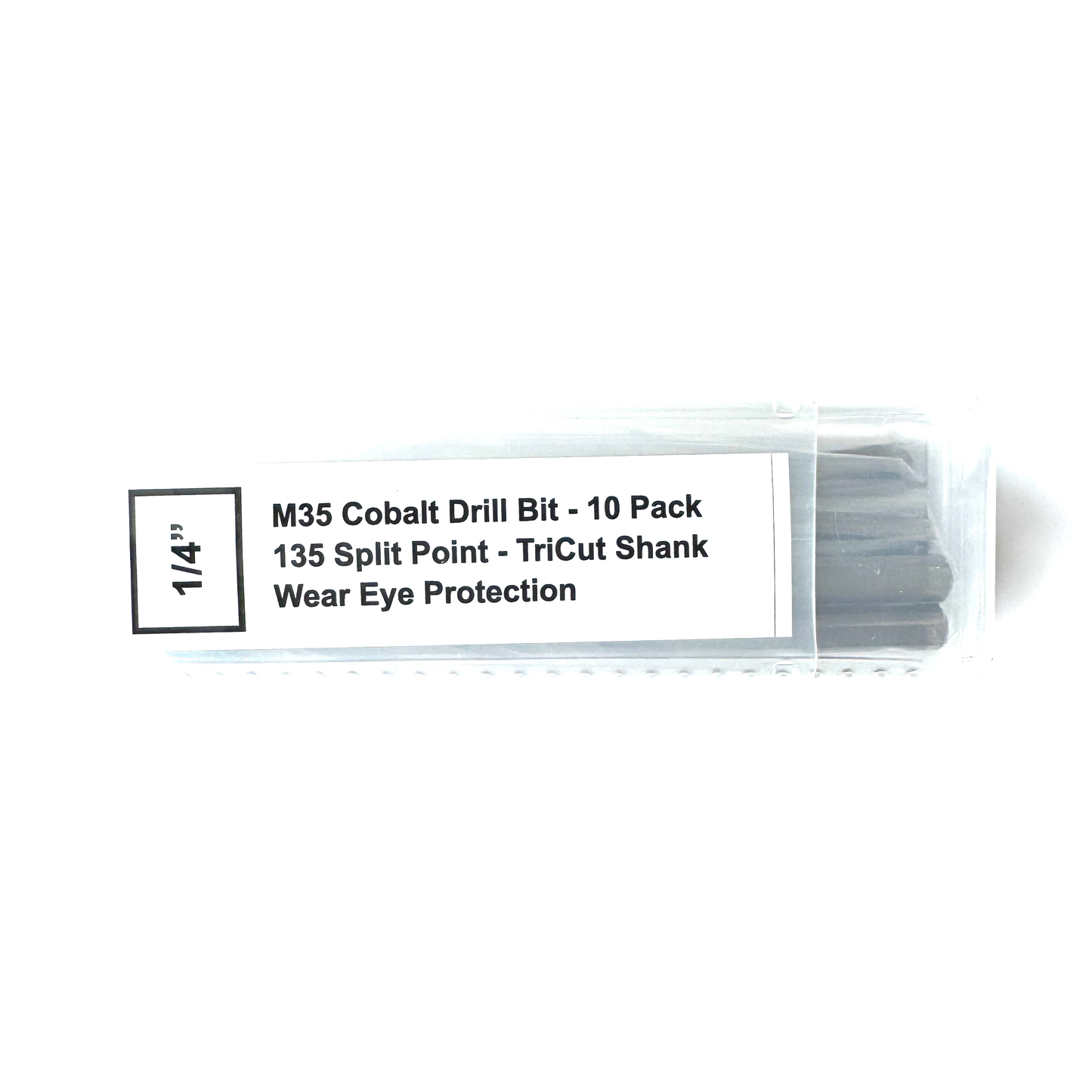1/4" Cobalt Drill Bit 10 Pack