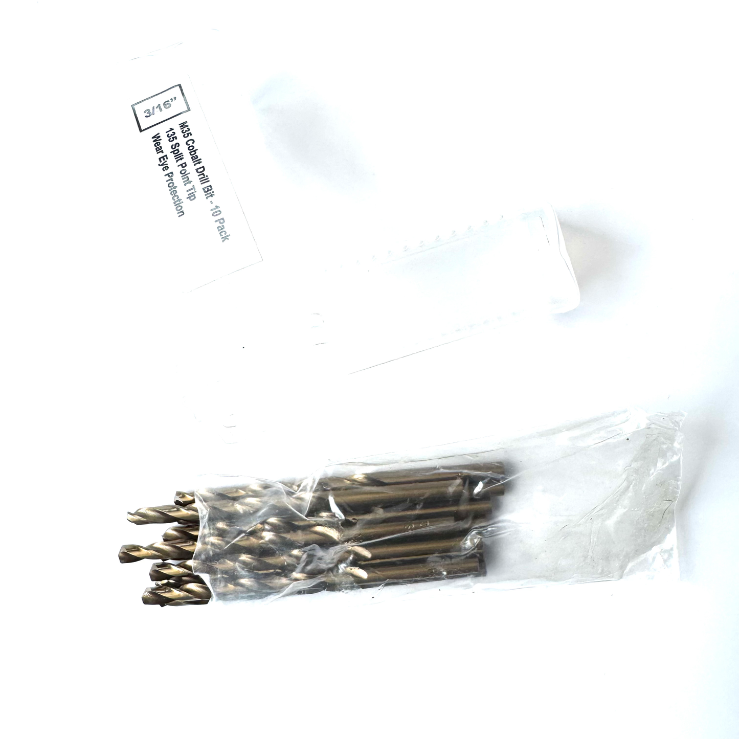 3/16" Cobalt Drill Bit 10 Pack