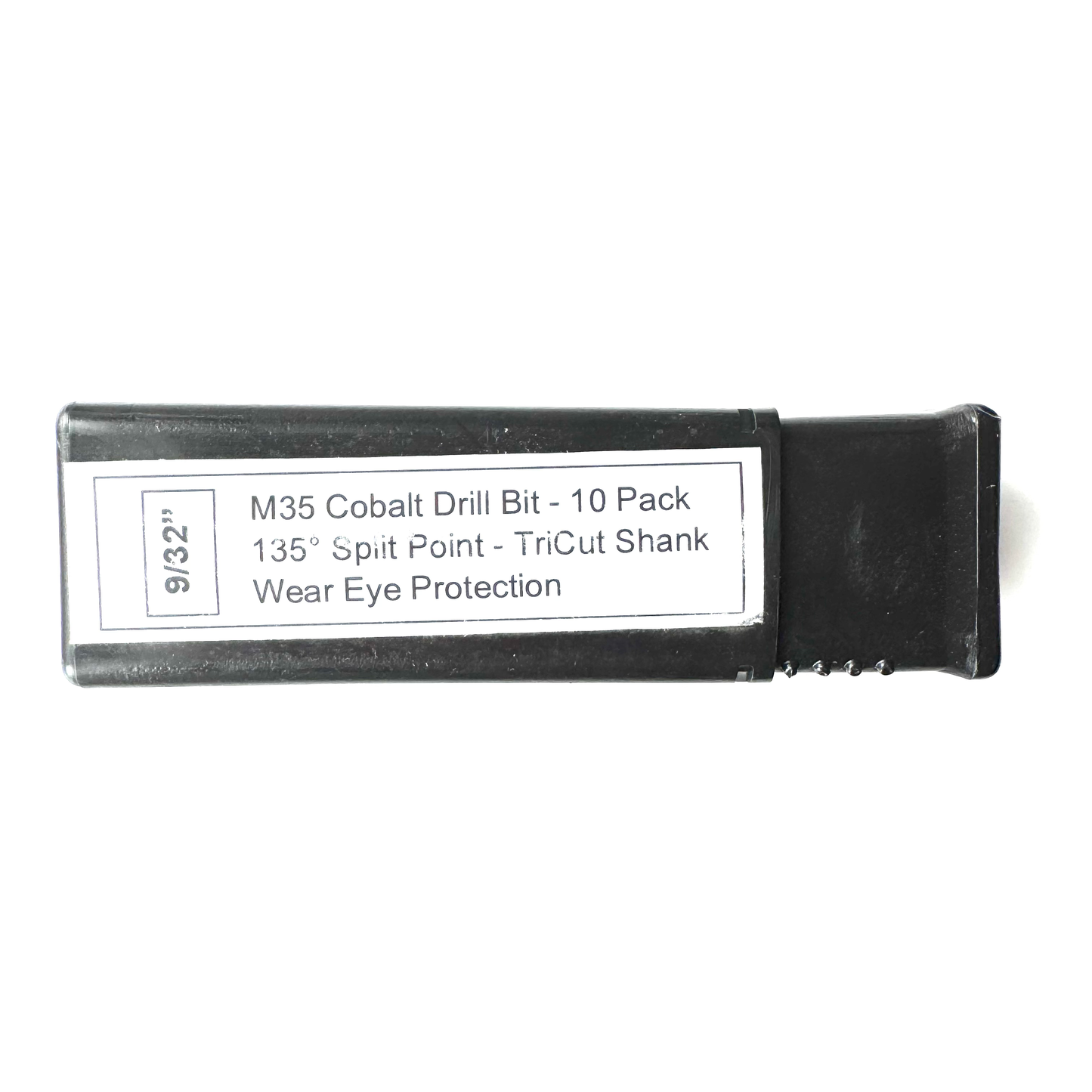 9/32" Cobalt Drill Bit 10 Pack