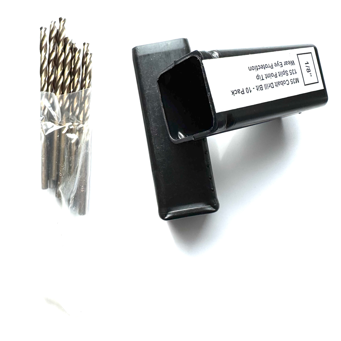 1/8" Cobalt Drill Bit 10 Pack