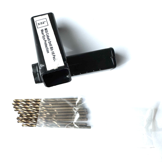 3/32" Cobalt Drill Bit 10 Pack