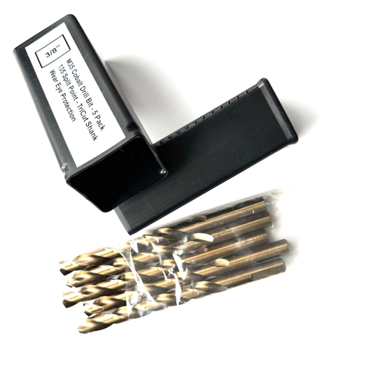 3/8" Cobalt Drill Bit 5 Pack
