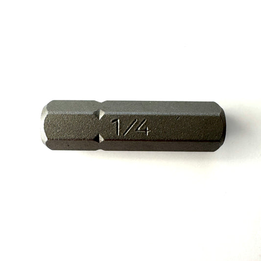 1/4" Hex Insert Bit 1-inch length