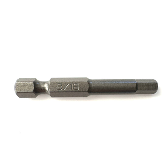 3/16" Hex Power Bit 2-inch length