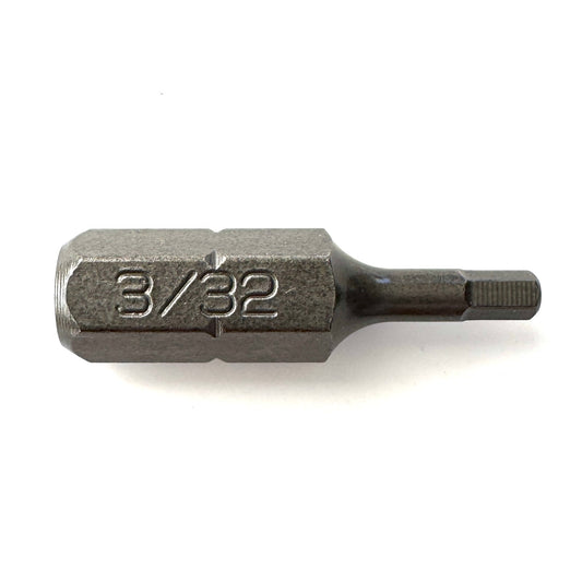 3/32" Hex Insert Bit 1-inch length