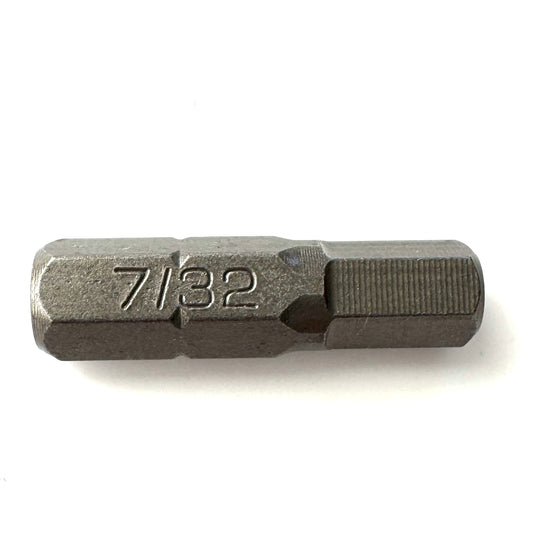 7/32" Hex Insert Bit 1-inch length