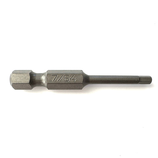7/64" Hex Power Bit 2-inch length