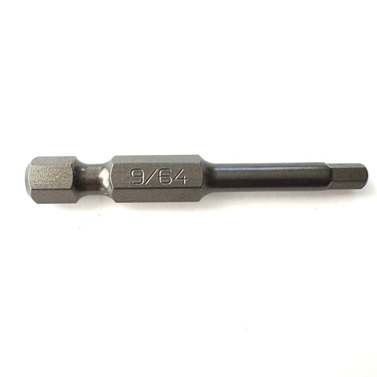 9/64" Hex Power Bit 2-inch length