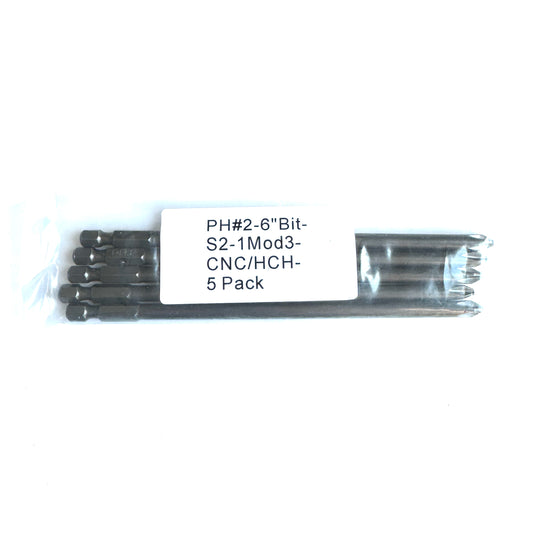 PH2 Phillips Power Bit 6-inch length