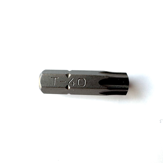 T40 Torx Insert Bit 1-inch length