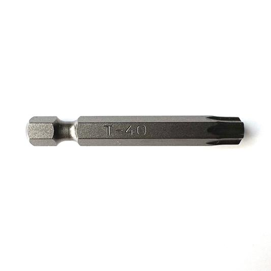 T40 Torx Power Bit 2-inch length