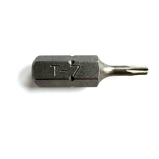 T7 Torx Insert Bit 1-inch length