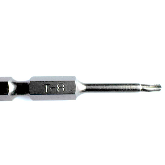 T8 Torx Power Bit 2-inch length