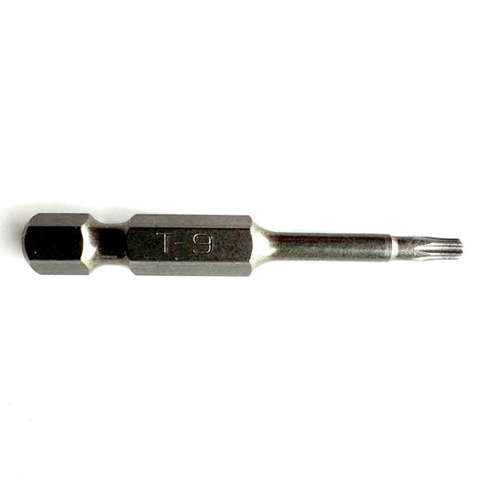 T9 Torx Power Bit 2-inch length